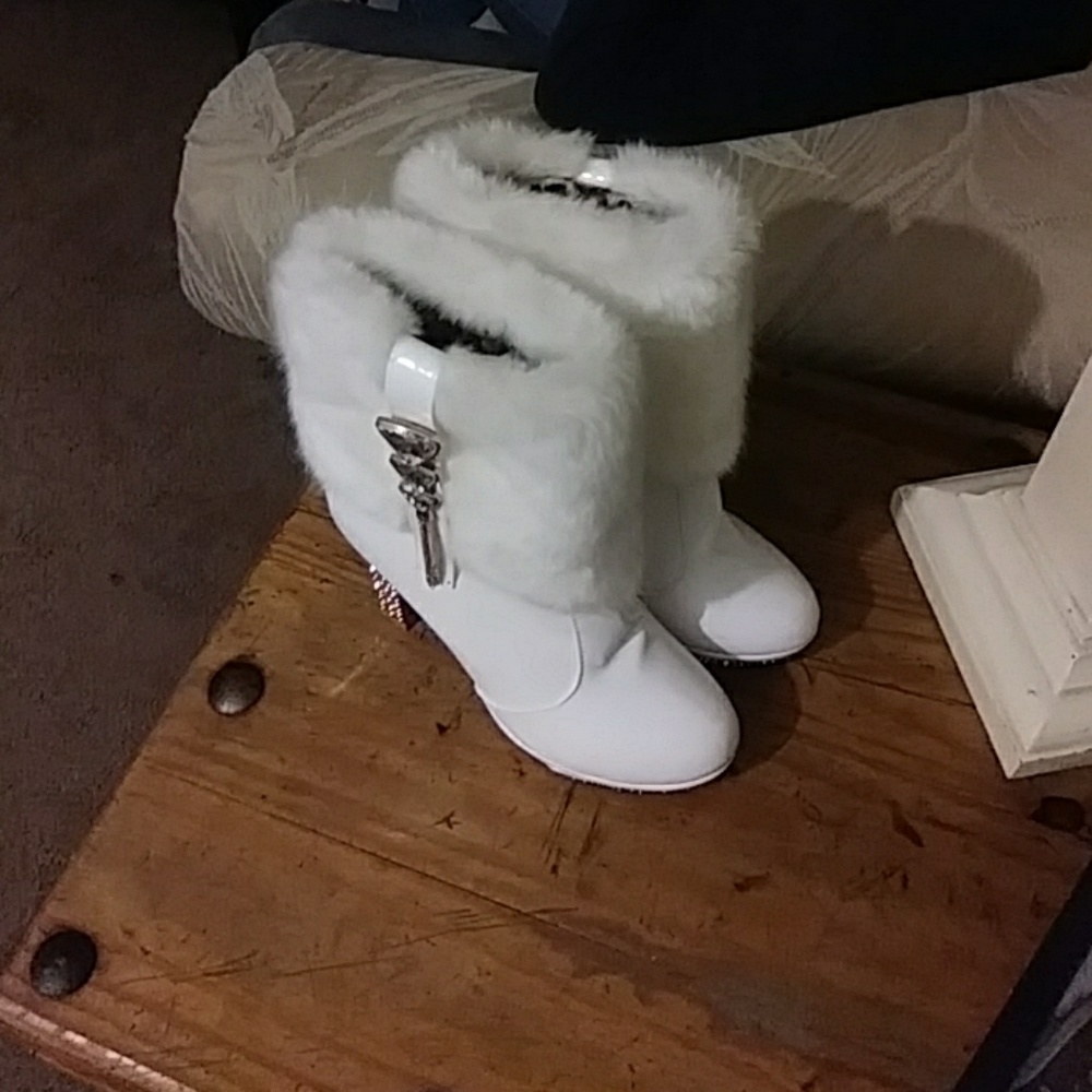 White boots